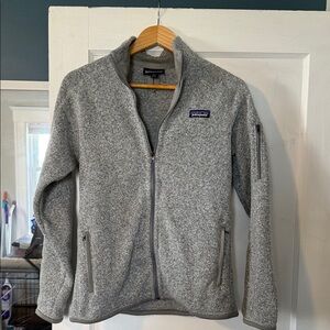 Patagonia Heather Gray Fleece Jacket